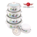 5PCS Enamel Cookware Set (662DG)